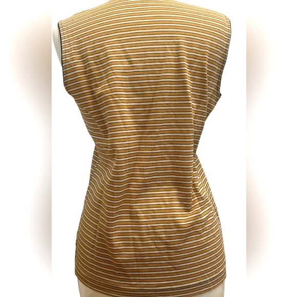 Astr Brown and Tan Striped Tank Top - Picture 6 of 6